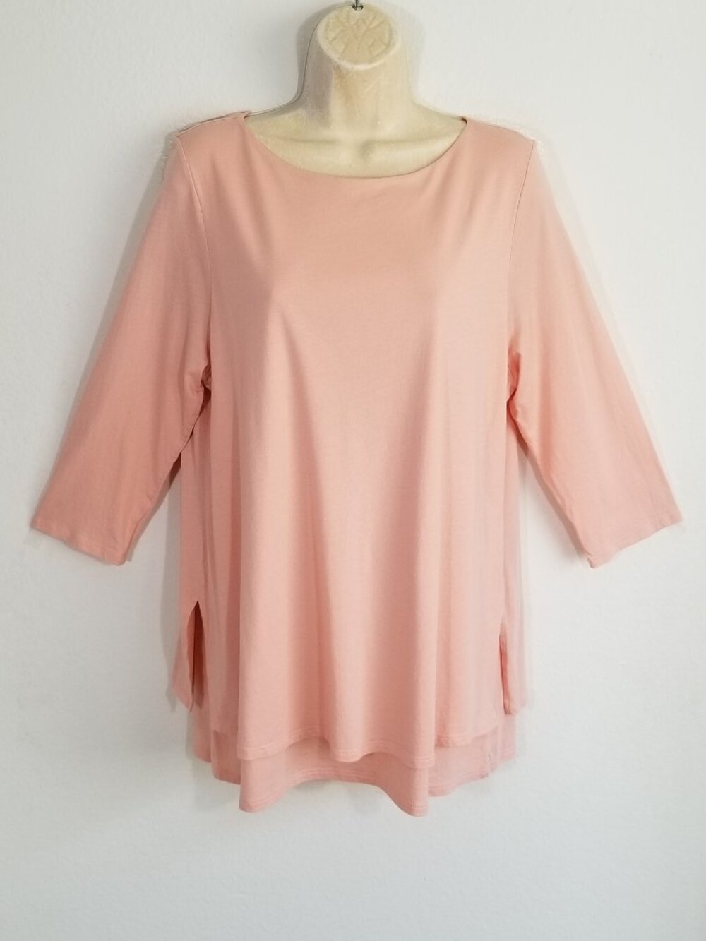 J. JILL Pure Jill Layered Tunic Top 3/4 Sleeve 7099E1M